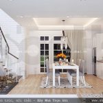 Phòng bếp ăn đơn giản tại tầng 1