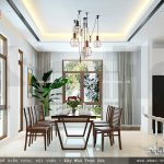 Bộ bàn ghế phòng ăn đơn giản sh btd 0042