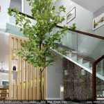 Cầu thang tầng 1 của nhà ống đẹp sh nod 0147