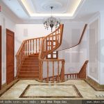 Khu vực cầu thang của biệt thự sh btp 0078