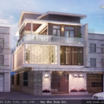 Biệt thự 3 tầng phong cách kiến trúc hiện đại sh btd 0042