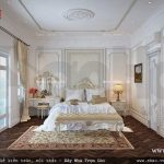 Mẫu phòng ngủ kiểu pháp nhẹ nhàng sh btp 0083