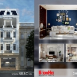 Nhà phố kiến trúc pháp mặt tiền 6m sh nop 0103