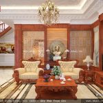 Phòng khách biệt thự đẹp sh btp 0078
