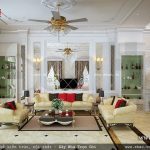 Phòng khách biệt thự đẹp sh btp 0083