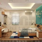 Phòng ngủ đẹp dành cho con nhỏ sh btd 0042