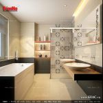 Phòng wc thiện nghi của biệt thự sh btd 0042