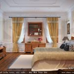 Thiết kế phòng ngủ kiểu pháp nhẹ nhàng sh btp 0078