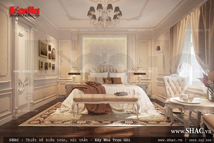 Thiết kế phòng ngủ mang phong cách pháp sh btp 0083