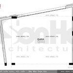 Bản vẽ mặt bằng tầng 1 sh nop 0108