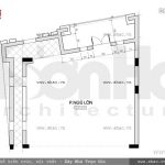 Bản vẽ mặt bằng tầng 4 sh nop 0108