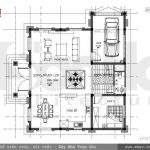 Mẫu biệt thự Pháp 3 tầng mái ngói có thiết kế đẹp - SH BTP 0088 4