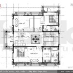 Mẫu biệt thự Pháp 3 tầng mái ngói có thiết kế đẹp - SH BTP 0088 5