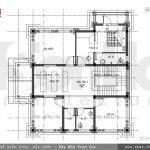 Mẫu biệt thự Pháp 3 tầng mái ngói có thiết kế đẹp - SH BTP 0088 6