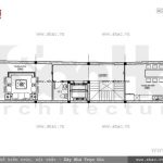 Bản vẽ mặt bằng công năng tầng 5 nhà ống sh nod 0152