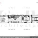Bản vẽ nhà phố 3 tầng mặt tiền kiểu Pháp đẹp - SH NOP 0105 4