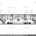 Bản vẽ nhà phố 3 tầng mặt tiền kiểu Pháp đẹp - SH NOP 0105 5