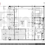 Bản vẻ mặt bằng tầng 1 sh btp 0086