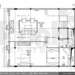 Bản vẻ mặt bằng tầng 2 sh btp 0086
