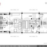 Bản vẽ mặt bằng tầng 2 sh nod 0149