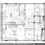 Bản vẻ mặt bằng tầng 3 sh btp 0086