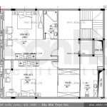 Bản vẻ mặt bằng tầng 4 sh btp 0086