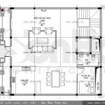 Bản vẻ mặt bằng tầng 5 sh btp 0086