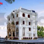 Biệt thự 4 tầng mang phong cách cổ điển sh btp 0089