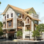 Biệt thự tân cổ điển 3 tầng đẹp sh btp 0091