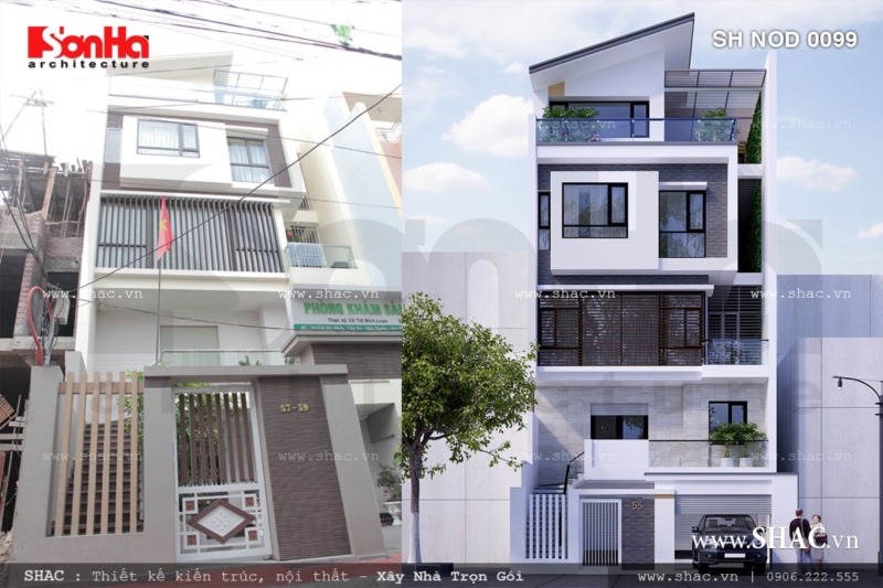 Không gian nhà đẹp SHAC số 3 – Nhà phố kết hợp kinh doanh