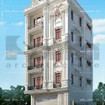 Mặt tiền 9m của nhà ống kiểu pháp đẹp sh nop 0108