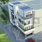 Mặt tiền nhà ống hiện đại 4 tầng đẹp – SH NOD 0154 8