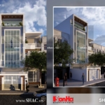 Nhà phố 4 tầng mặt tiền 5m hiện đại sh nod 0149