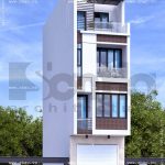 Ngôi nhà cao 4 tầng 1 tum đẹp sh nod 0156