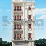 Nhà ống xây trên đất méo sh nop 0108