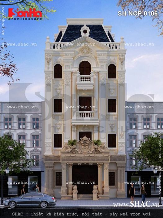 Nhà phố mặt tiền rộng 9m sh nop 0106