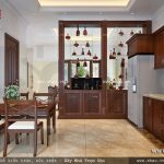 Phòng bếp được thông với phòng khách sh btp 0090