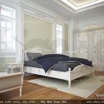 Phòng ngủ kiểu pháp nhẹ nhàng Phòng ngủ với vẻ đẹp thanh thoát sh btp 0085