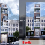 Thiết kế nhà ống cao tầng sh nod 0152