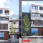 Thiết kế nhà phố mặt tiền 6m hiện đại sh nod 0151