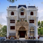 Biệt thự kiểu pháp cổ điển 4 tầng sh btp 0089
