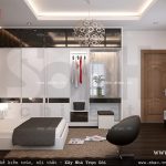 Thiết kế phòng ngủ mang phong cách hiện đại sh btp 0091