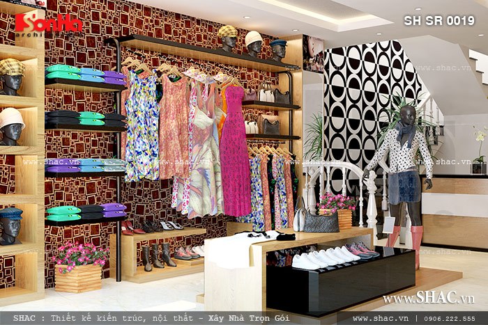 Thiết kế shop thời trang đẹp sh sr 0019