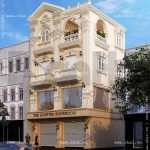 Phối cảnh kiến trúc biệt thự Pháp sh btp 0092