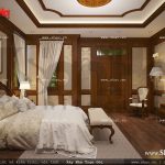 Thiết kế nội thất phòng ngủ bố mẹ cổ điển sh nop 0111