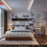 Thiết kế nội thất phòng ngủ 2 sang trọng nhà ống cổ điển sh nop 0113