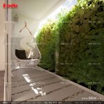 Thiết kế tiểu cảnh sân vườn nhà ống Pháp sh nop 0110