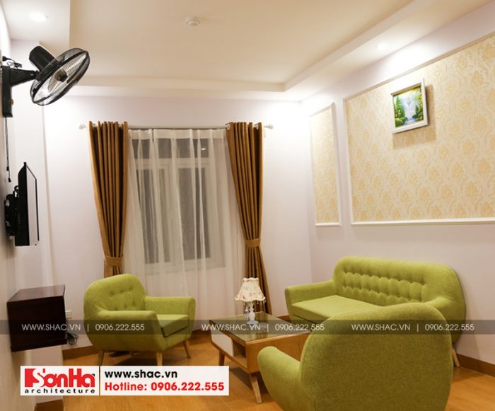 11 Ảnh thực tế nội thất phòng khách khách sạn cổ điển 5 tầng tại quảng ninh sh ks 0026