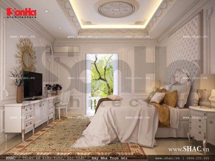 Thiết kế phòng ngủ cổ điển sh btp 0092