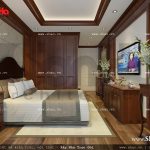 Thiết kế phòng ngủ 1 cổ điển sang trọng sh nop 0110
